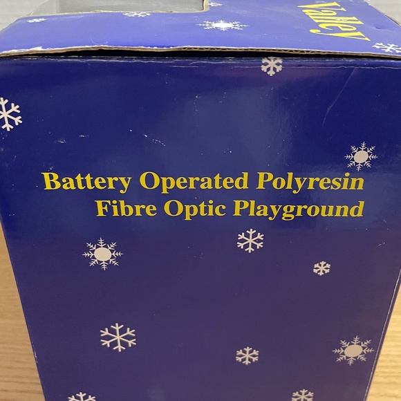 Winter Valley Christmas Holiday Scene Fiber Optic Playground Village *SEE VIDEO* - Picture 8 of 12